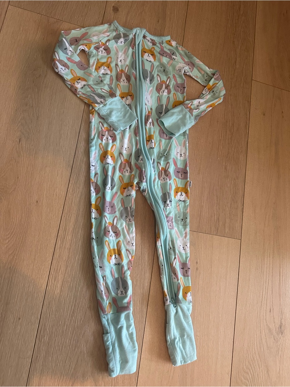 Little Sleepies Mint Rad Rabbits Pajamas